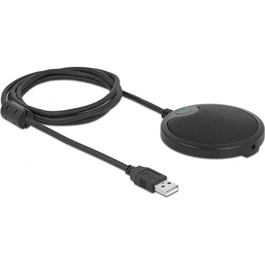 DeLOCK 20672 USB Konferencemikrofon, Sort
