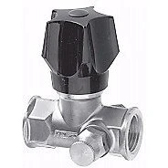 Frese stopventil 3/4'' muffe/muffe med aftap