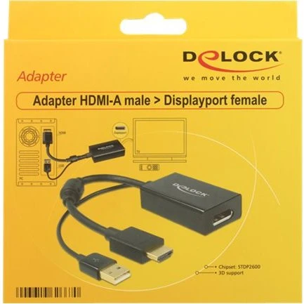 DeLOCK HDMI til DisplayPort Video Transformer 4K