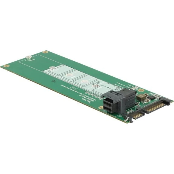 DeLOCK SATA 22-pin / SFF-8643 NVMe til M.2 NGFF Key M Adapter