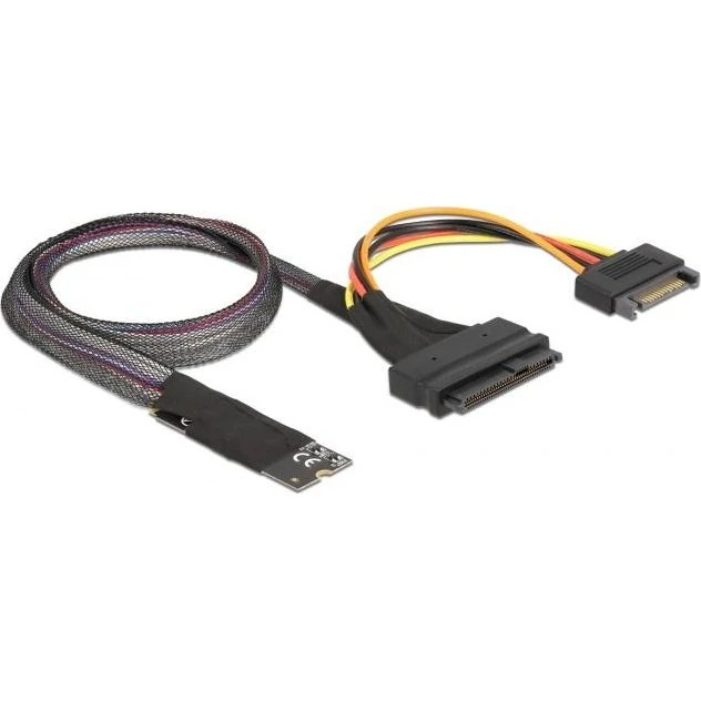 Delock M.2 Key M til U.2 SFF8639 NVMe 50 cm Adapter