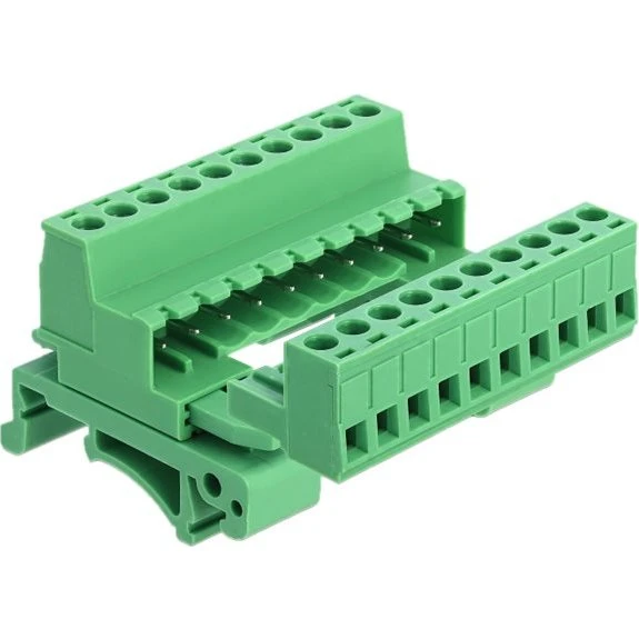 Delock Grøn Strømkontaktadapter 10-pin
