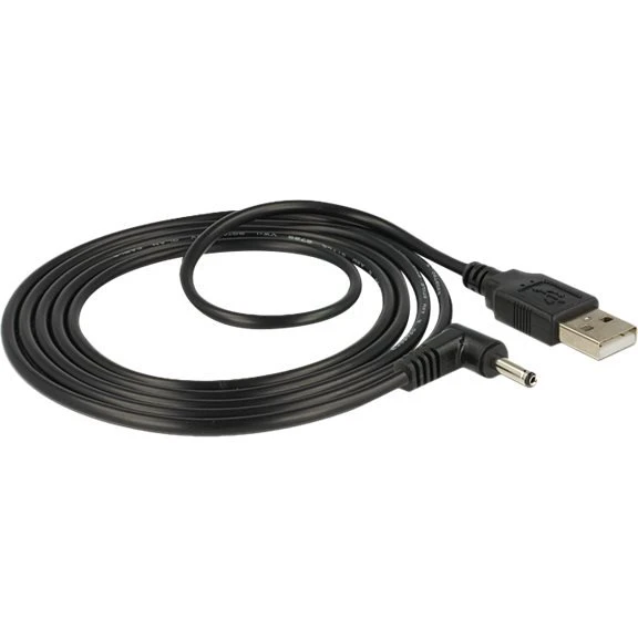 Delock Strømkabel 1,5 m DC 3,5 x 1,35 mm til USB (90°)