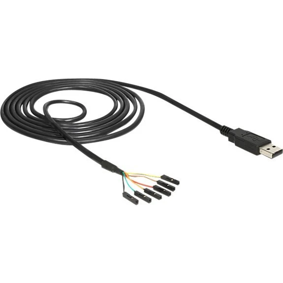 DeLock USB 2.0 til Serial-TTL 6-pin 1,8 m (3,3 V)
