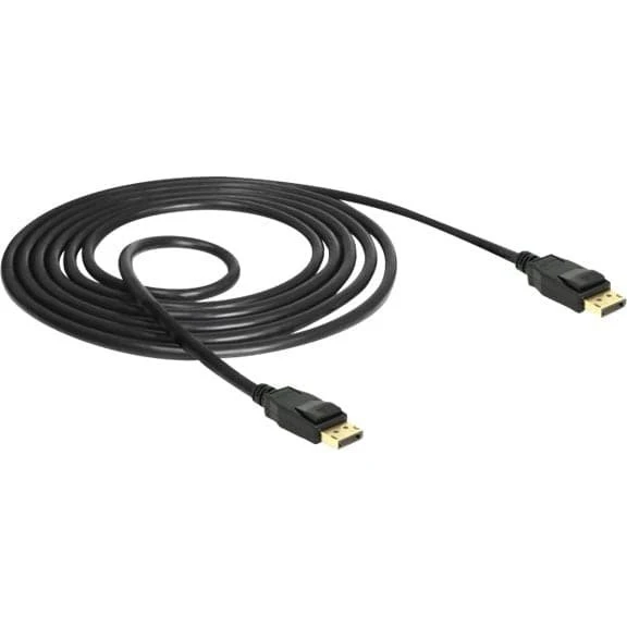 DeLOCK DisplayPort kabel 1.5m, sort – 4K-support
