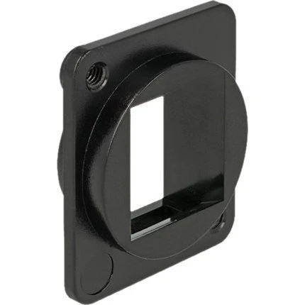 Delock Keystone Mounting 1 Port D-type, sort