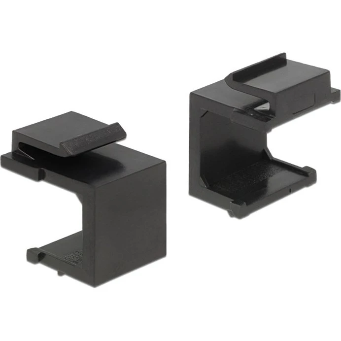 DeLOCK Keystone dækkemodul, 4 stk., sort