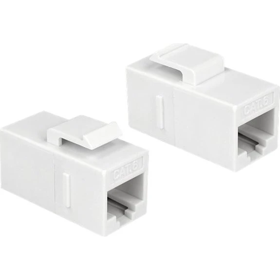 Delock Keystone-module CAT6 UTP RJ45 hvid