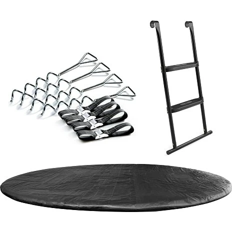 Salta sikkerhedspakke: overtræk, stige & forankring Ø366 cm