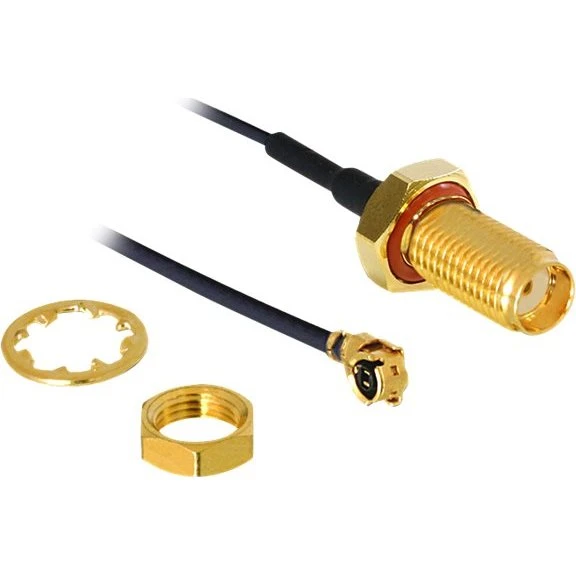 Delock SMA I-PEX Adapter 20 cm Sort
