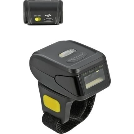 Delock Stregkodescanner, bærbar, 100 scan/sekund, USB/RF/Bluetooth