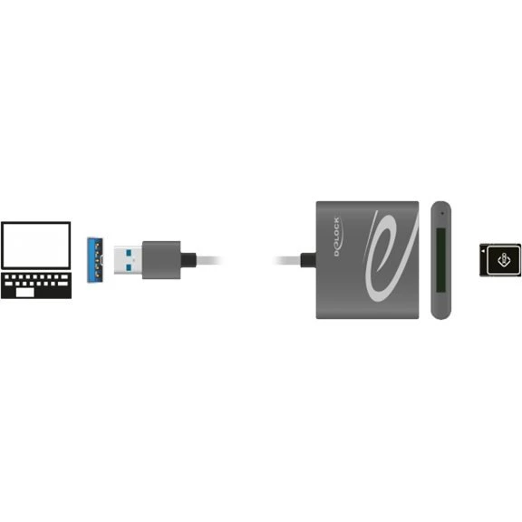 DeLOCK Kortlæser USB 3.0 (XQD, XQD 2.0)