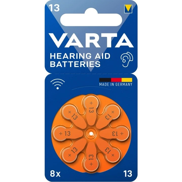 Varta Hörapparatsbatteri 13/A13/PR48 8-pack