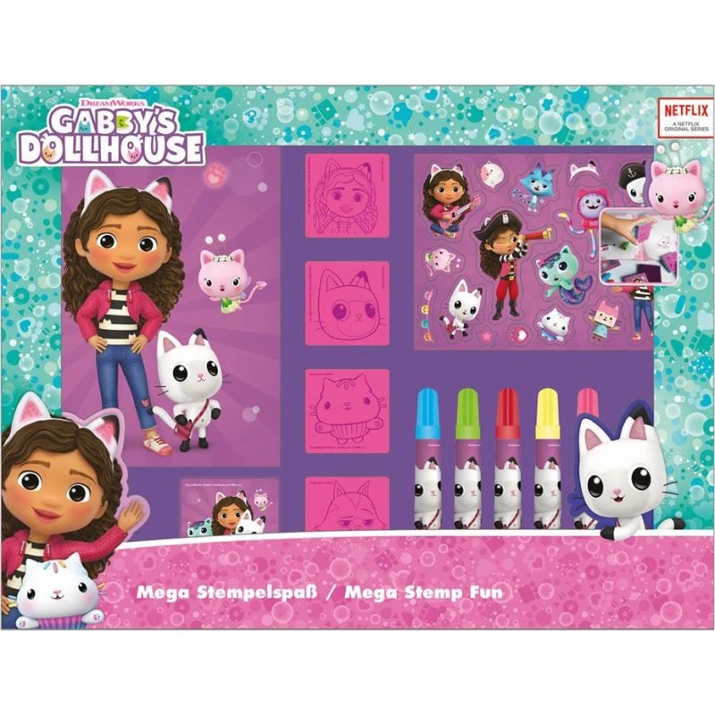 Undercover Gabbys Dollhouse Kæmpe Stempelsæt
