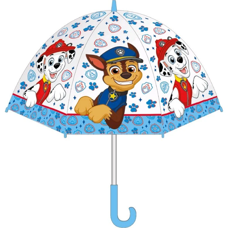 Paw Patrol Paraply Gennemsigtig 66 cm, Blå