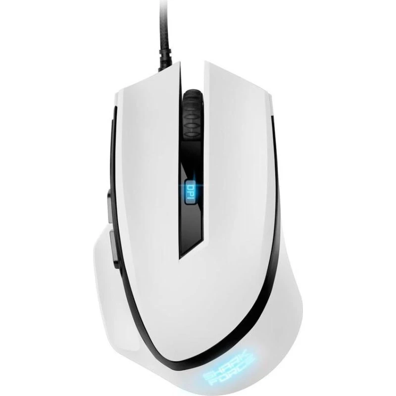 Sharkoon SHARK Force II Optisk Gaming Mus Hvid