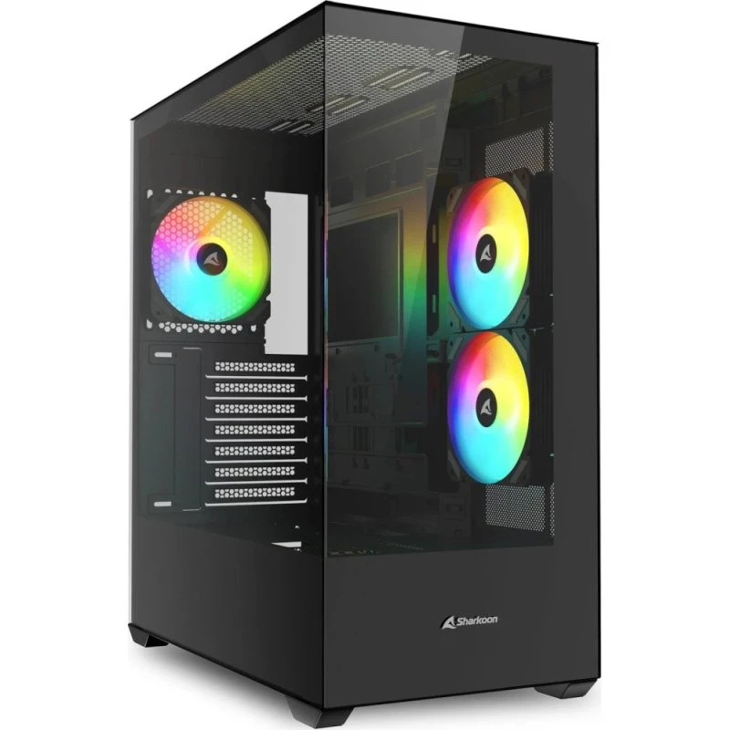 Sharkoon SK6 ARGB Tower ATX Sort