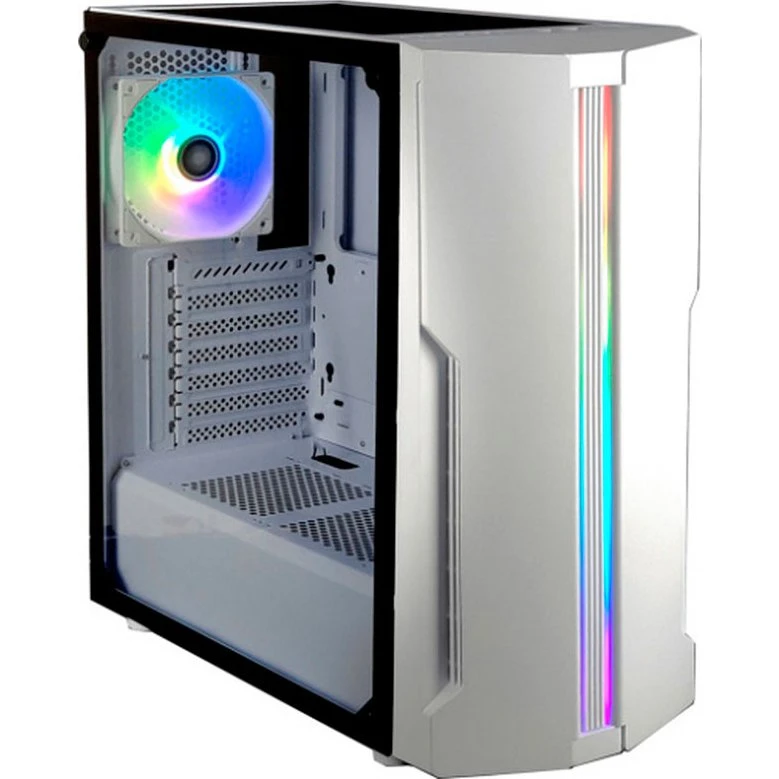 Xilence Performance C X502 Mid Tower, Hvid, Sidepanel med Hærdet Glas