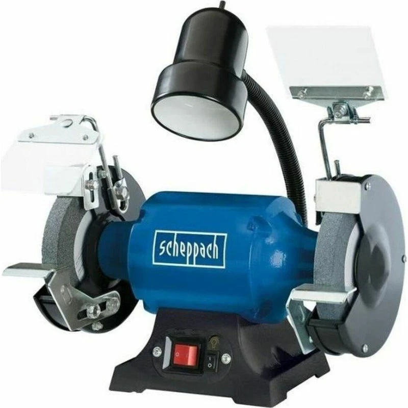 Scheppach SM150L Bænksliber 150 mm, 400 W med lys