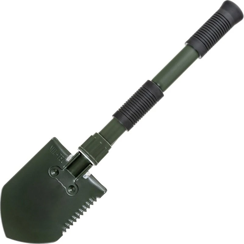 Mil-Tec Mini II Sammenklappelig Skovl, Grøn, 40,5 cm