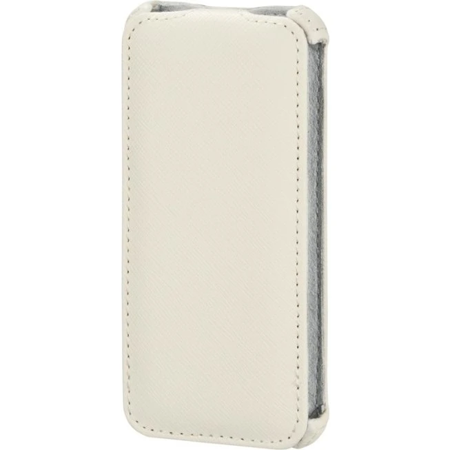 Hama iPhone 5/5s/SE Flip-Front Hvid Kunstlæder
