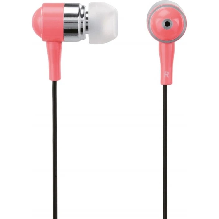 Hama Shiny Sølv Rosa In-Ear Hovedtelefon med Mikrofon