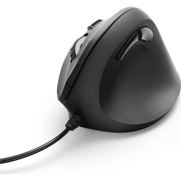 Hama EMC-500 Ergonomisk Lodret Mus Sort