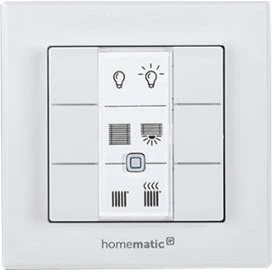 Homematic IP HMIP-WRC6 Fjernstyring, 6 knapper, Hvid