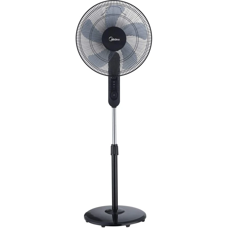 Midea FS40-15FR Gulvblæser 3 Hastigheder, Sort med Fjernbetjening