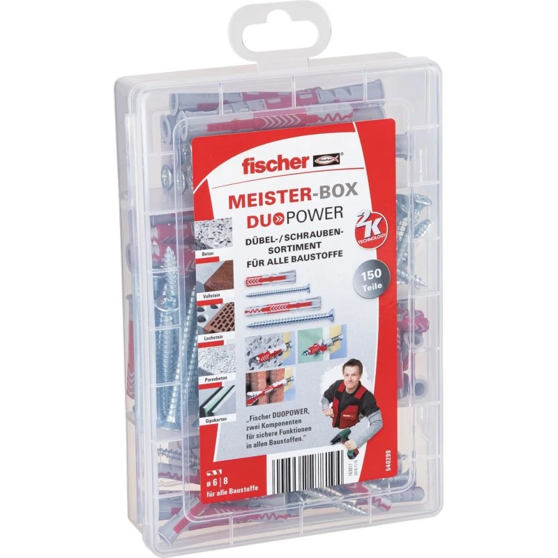 Fischer MeisterBox DuoPower Sort, 150 stk