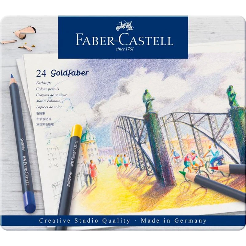 Faber-Castell Goldfaber Farveblyanter 24 farver