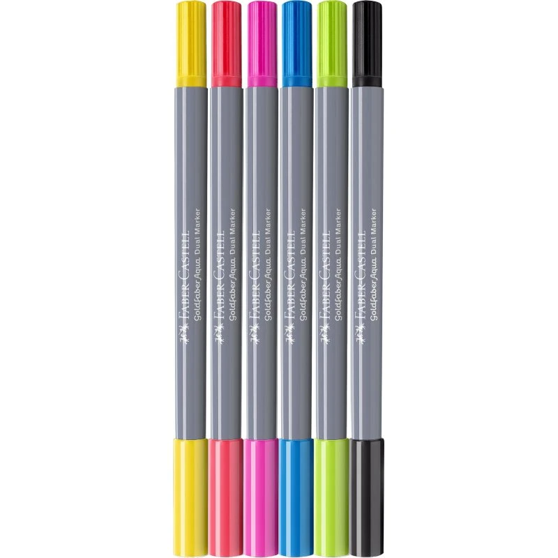 Faber-Castell Goldfaber Aqua Dual Marker 6 farver