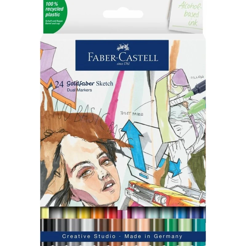 Faber-Castell Goldfaber Sketch Marker 24 farver