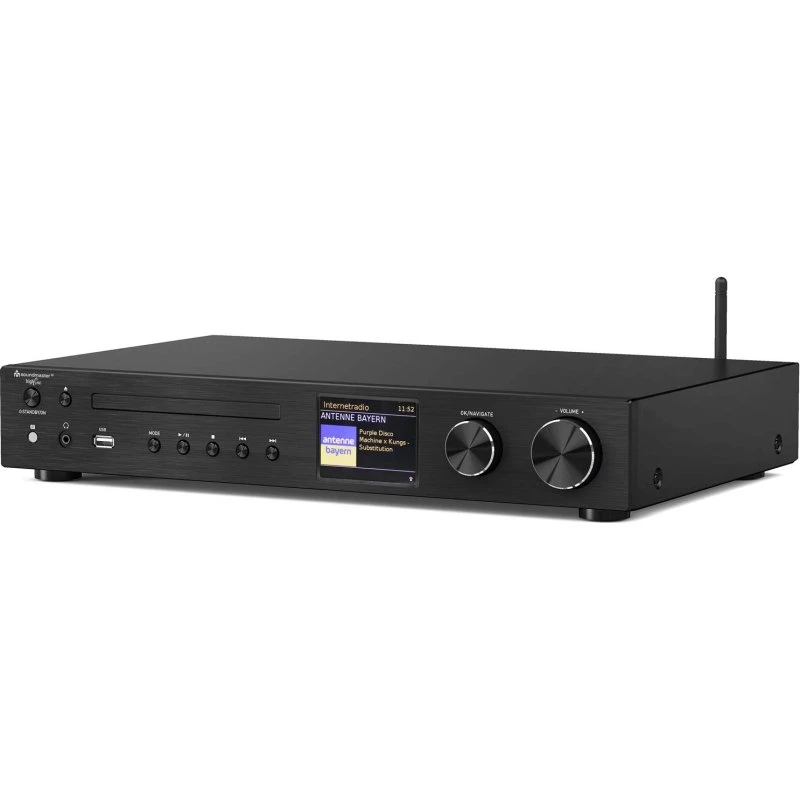 Soundmaster ICD4350SW Multi-lydsystem med Bluetooth, DAB+/FM, WLAN, 2 x 50 W RMS