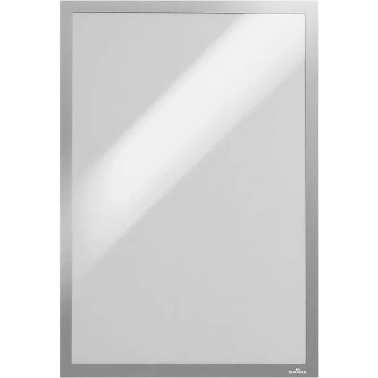 Durable Duraframe Selvklæbende Inforamme A3 Sølv (2pk)