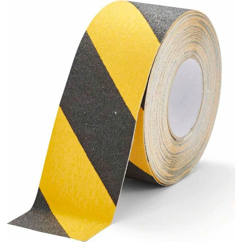 DURALINE® GRIP Skridsikker Tape 75 mm, Sort/Gul