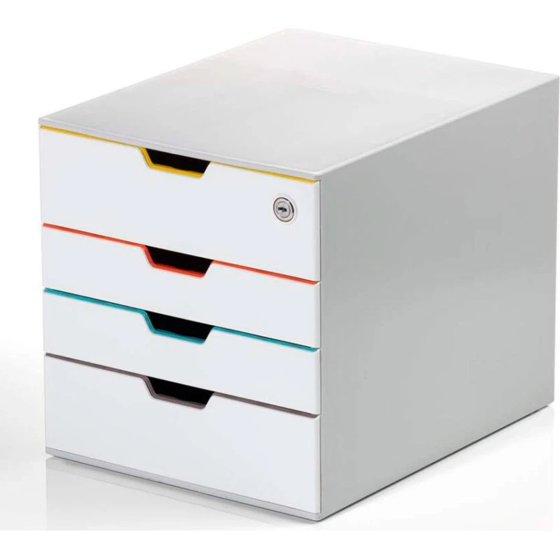 DURABLE Varicolor® MIX 4 Låsbar Skuffekabinet (A4)