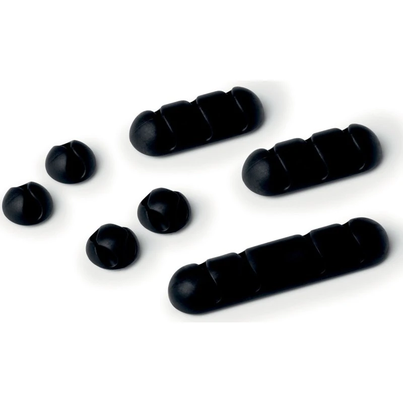Cavoline Durable Clip Kabelstyring (7 dele, sort)