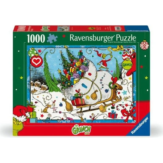 Ravensburger Puslespil 1000 Brikker – The Grinch
