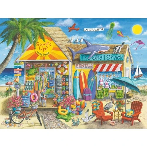 Ravensburger Surf's Up 1500p - Puslespil med Strandtema