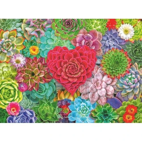 Ravensburger Succulent Love - 500 Brikker