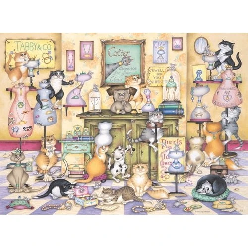 Ravensburger Crazy Cats Taby & Co. 500 brikker