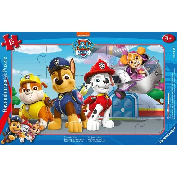 Ravensburger Paw Patrol Four Brave Rescuers 15p