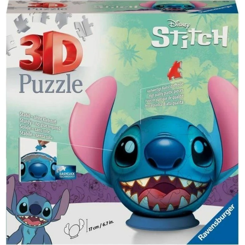Ravensburger 3D Puslespil Stitch 72 Brikker
