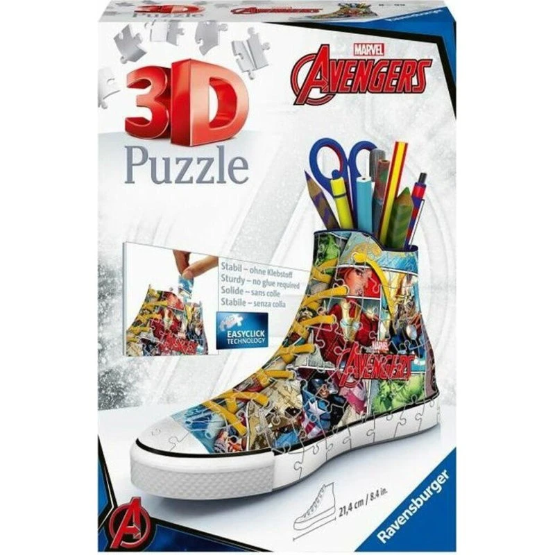Ravensburger 3D Puslespil Sneaker Avengers, 108 brikker