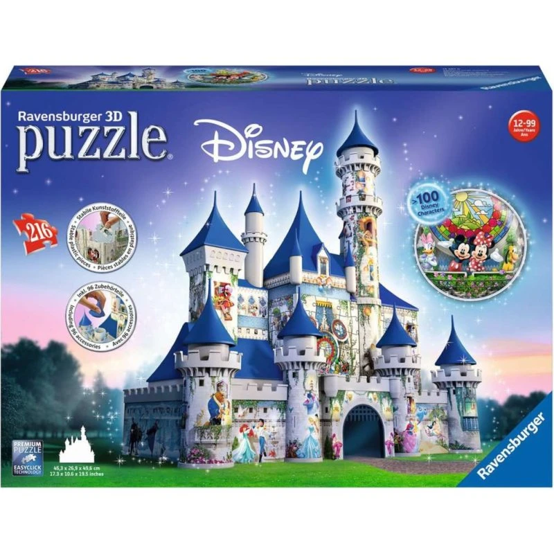 Ravensburger Disney Castle 3D Puslespil, 216 brikker