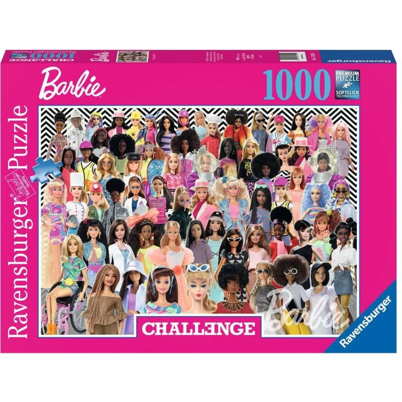 Ravensburger Barbie Challenge Puslespil, 1000 Brikker