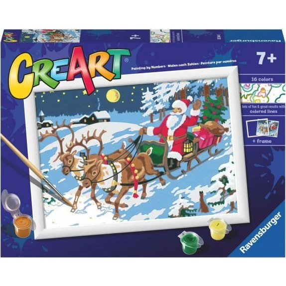 Ravensburger CreArt Night Before Christmas Mal Med Tal