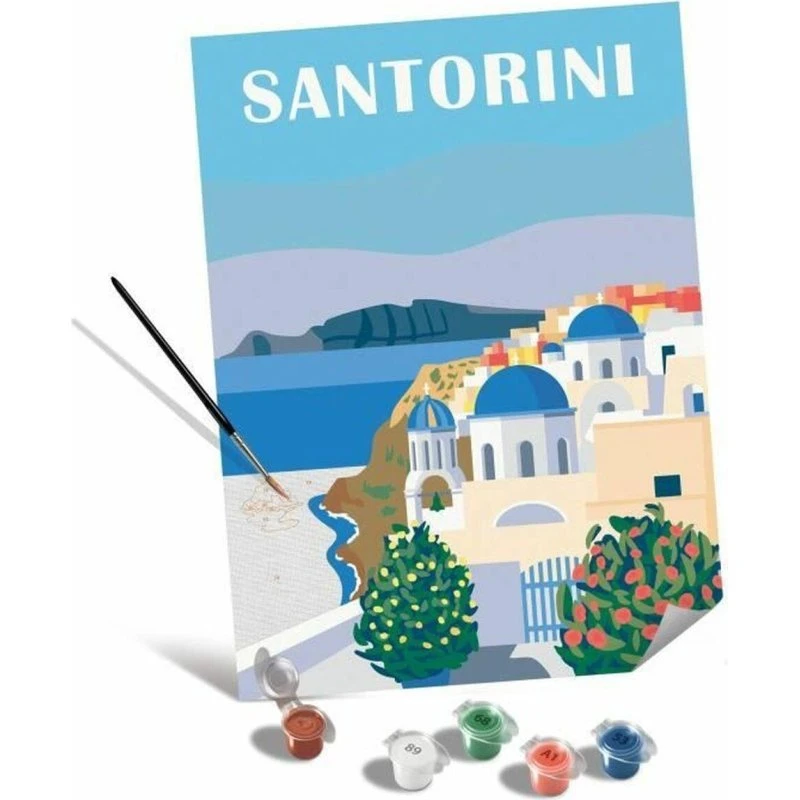 Ravensburger Santorini Maleri efter Nummer 30×40 cm