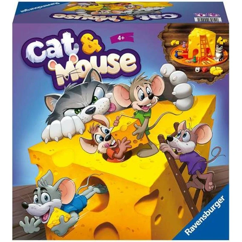 Ravensburger Cat & Mouse - familiespil fra 4 år